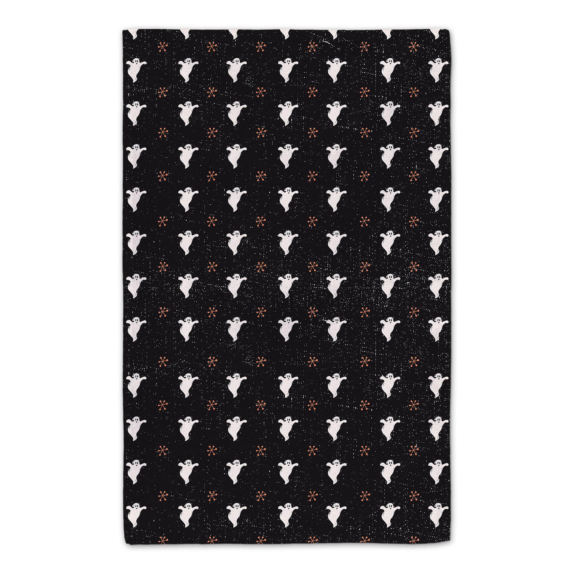 Retro Ghost Boo Tea Towel Set